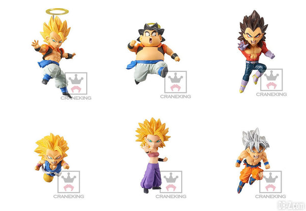 Dragon Ball Super - 6 figurines WCF Saiyans Bravery Vol 2 Dragon Ball Super - 6 figurines WCF Saiyans Bravery Vol 2