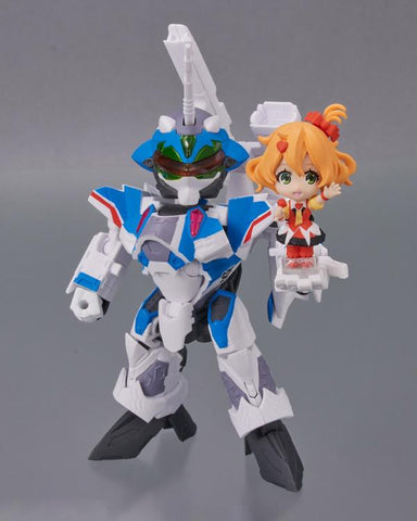 Macross Delta Tiny Session - VF-31J Siegfried & Freyja Figure Set