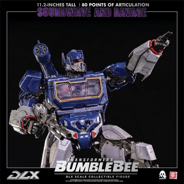 Threezero Transformers: Bumblebee DLX Scale Collectible Series Soundwave and Ravage