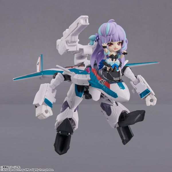 Macross Delta Tiny Session - VF-31S Siegfried (Arad Use Ver.) & Mikumo Guynemer Figure Set