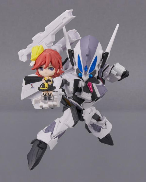 Macross Delta Tiny Session - VF-31F Siegfried & Kaname Figure Set