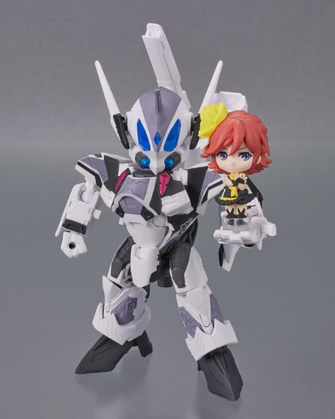 Macross Delta Tiny Session - VF-31F Siegfried & Kaname Figure Set