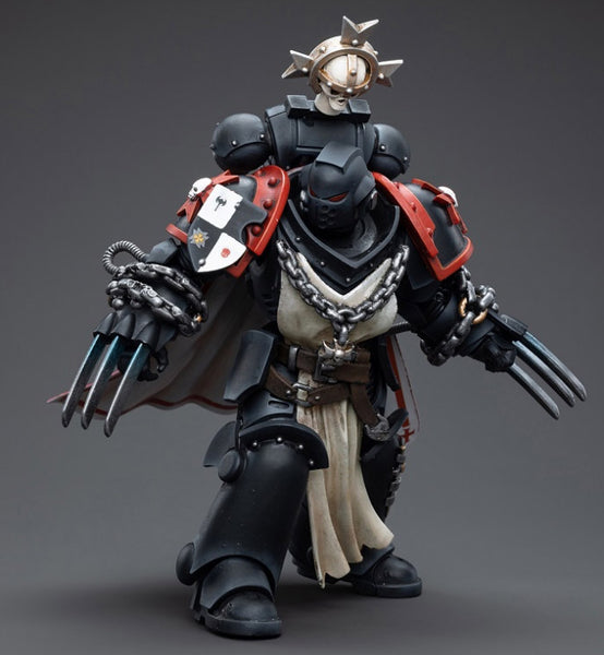 Warhammer 40K Black Templars Primaris Sword Brethren Alberic 1/18 Scale Figure