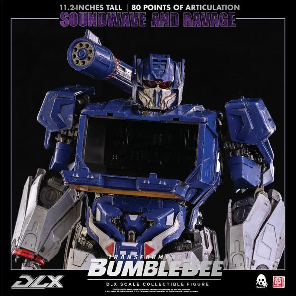 Threezero Transformers: Bumblebee DLX Scale Collectible Series Soundwave and Ravage
