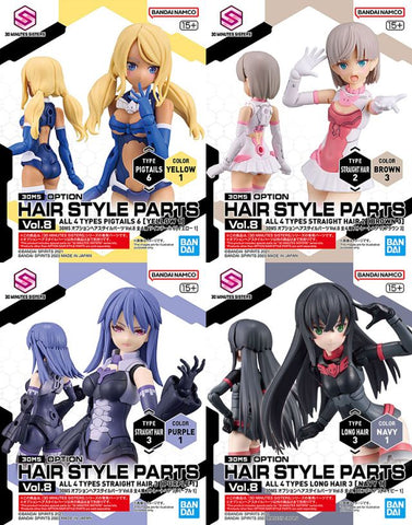 30 Minutes Sisters Option Hair Style Parts Vol.8 Set of 4 Accessory Kits