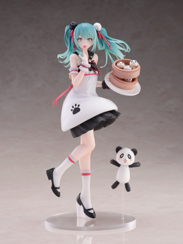 Vocaloid Hatsune Miku Panda Steamed Buns Figure