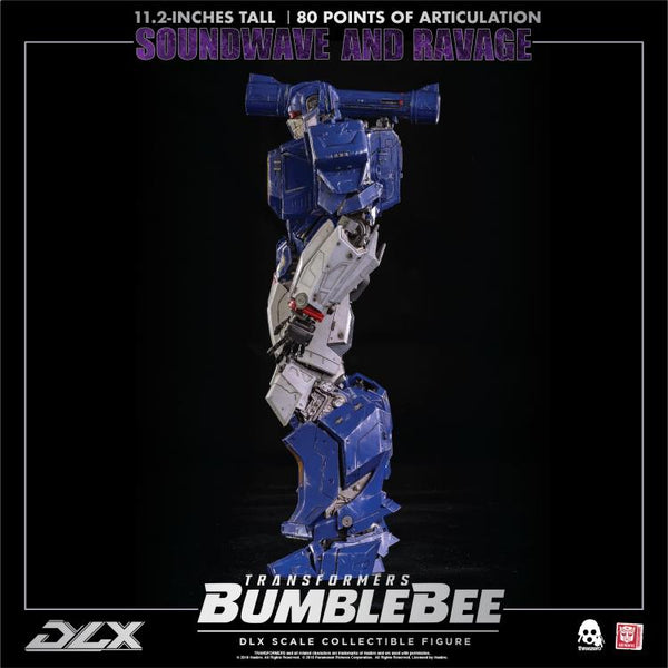 Threezero Transformers: Bumblebee DLX Scale Collectible Series Soundwave and Ravage
