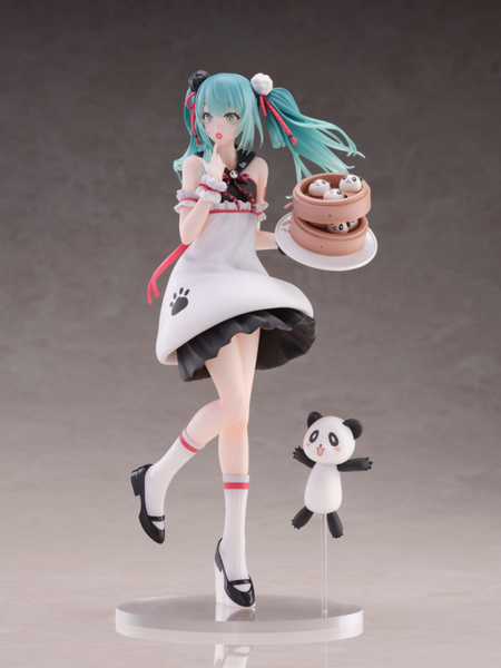 Vocaloid Hatsune Miku Panda Steamed Buns Figure