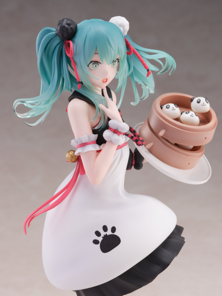 Vocaloid Hatsune Miku Panda Steamed Buns Figure