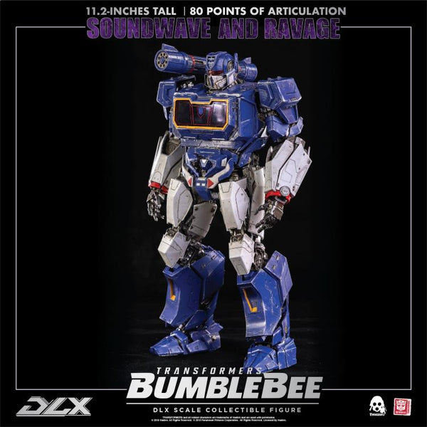 Threezero Transformers: Bumblebee DLX Scale Collectible Series Soundwave and Ravage