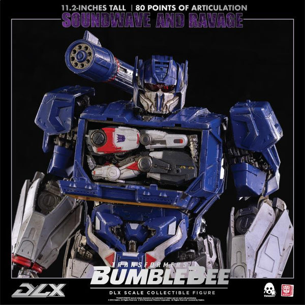 Threezero Transformers: Bumblebee DLX Scale Collectible Series Soundwave and Ravage