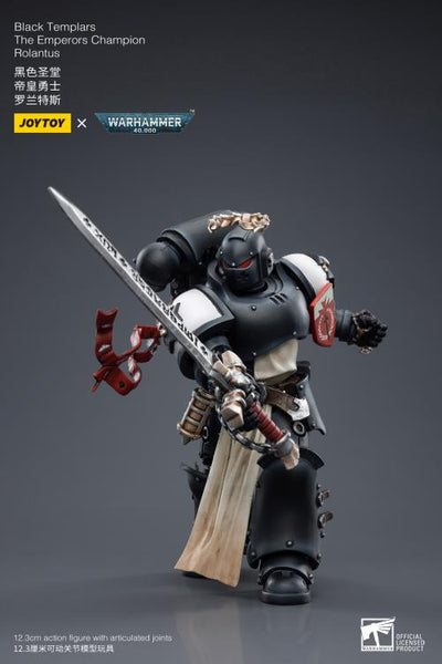 Warhammer 40K Black Templars The Emperor's Champion Rolantus 1/18 Scale Figure