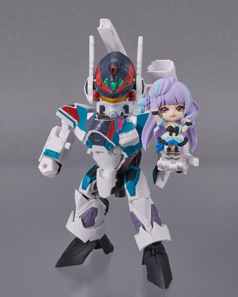 Macross Delta Tiny Session - VF-31S Siegfried (Arad Use Ver.) & Mikumo Guynemer Figure Set