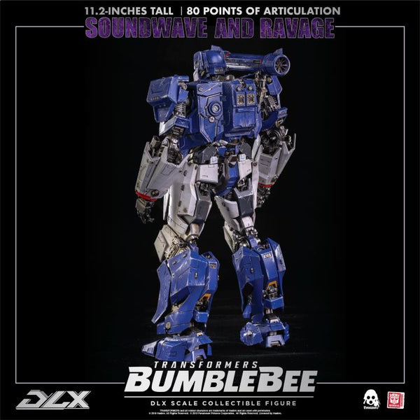 Threezero Transformers: Bumblebee DLX Scale Collectible Series Soundwave and Ravage