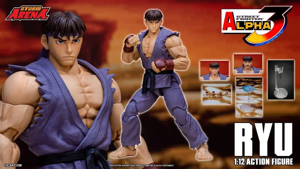 Storm Arena: Street Fighter Alpha 3 -  Ryu (Purple) 1/12 Scale Figure IMAGE ANIME EXCLUSIVE