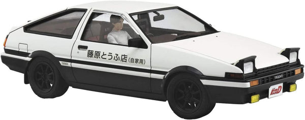 1/24 Initial D 14: Takumi Fujiwara AE86 Trueno with driver figure