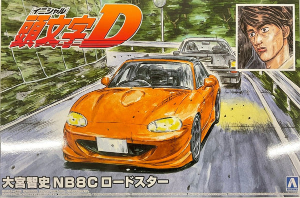 1/24 Initial D 16: Satoshi Omiya NB8C Roadster