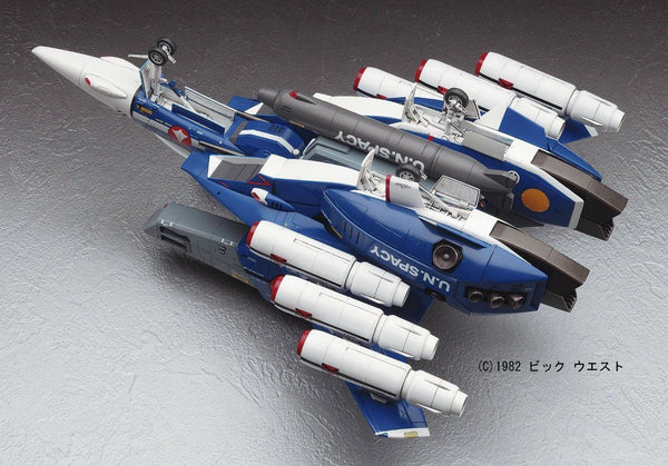 "Macross" VF-1J SUPER VALKYRIE w/RMS-1 Max & Milia 1/48 Model Kit