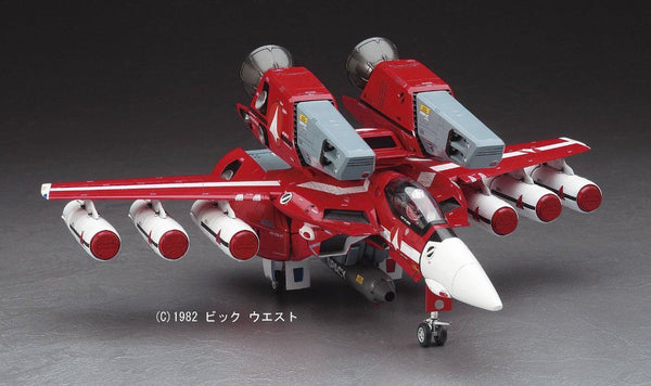 "Macross" VF-1J SUPER VALKYRIE w/RMS-1 Max & Milia 1/48 Model Kit