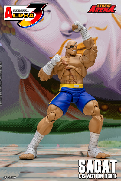 Storm Arena: Street Fighter Alpha 3 - Sagat 1/12 Scale Figure EXCLUSIVE