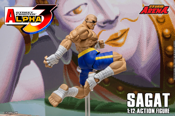 Storm Arena: Street Fighter Alpha 3 - Sagat 1/12 Scale Figure EXCLUSIVE