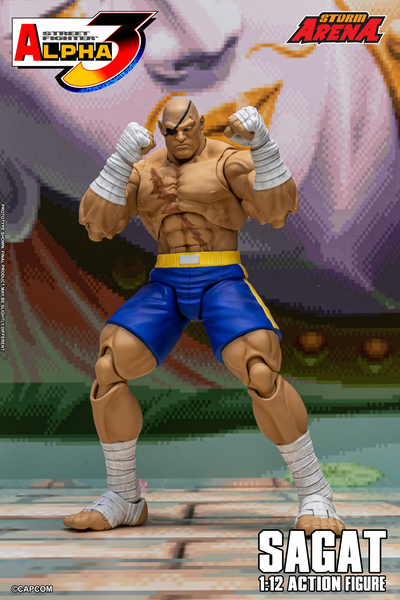 Storm Arena: Street Fighter Alpha 3 - Sagat 1/12 Scale Figure EXCLUSIVE