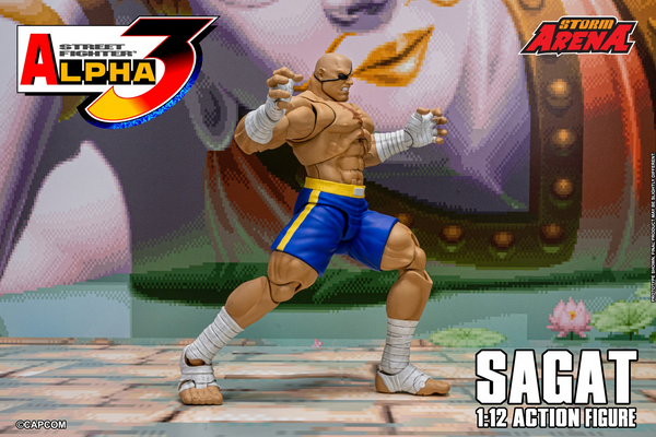 Storm Arena: Street Fighter Alpha 3 - Sagat 1/12 Scale Figure EXCLUSIVE