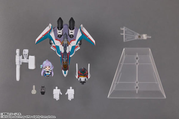Macross Delta Tiny Session - VF-31S Siegfried (Arad Use Ver.) & Mikumo Guynemer Figure Set