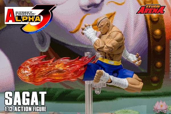 Storm Arena: Street Fighter Alpha 3 - Sagat 1/12 Scale Figure EXCLUSIVE