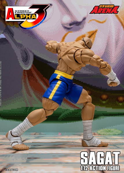 Storm Arena: Street Fighter Alpha 3 - Sagat 1/12 Scale Figure EXCLUSIVE