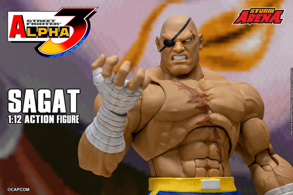 Storm Arena: Street Fighter Alpha 3 - Sagat 1/12 Scale Figure EXCLUSIVE