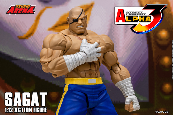 Storm Arena: Street Fighter Alpha 3 - Sagat 1/12 Scale Figure EXCLUSIVE