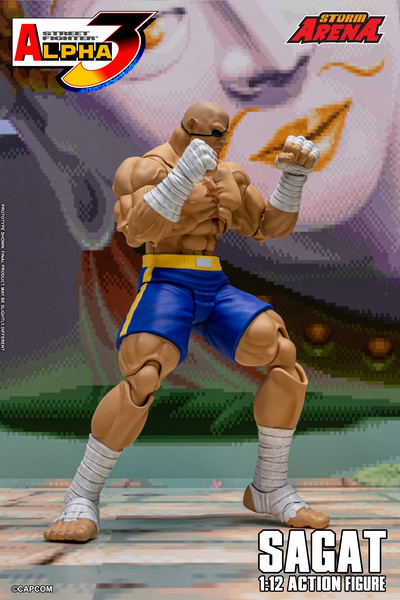 Storm Arena: Street Fighter Alpha 3 - Sagat 1/12 Scale Figure EXCLUSIVE