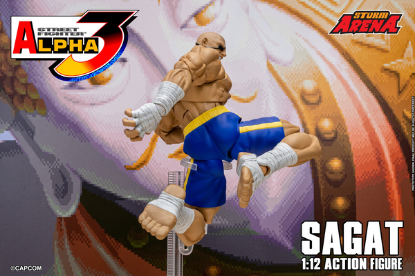 Storm Arena: Street Fighter Alpha 3 - Sagat 1/12 Scale Figure EXCLUSIVE