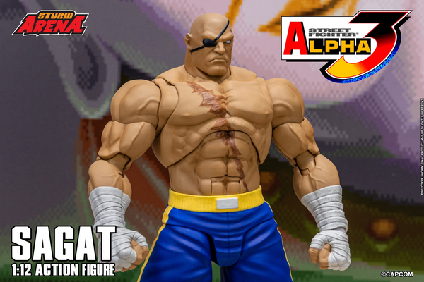 Storm Arena: Street Fighter Alpha 3 - Sagat 1/12 Scale Figure EXCLUSIVE