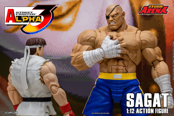 Storm Arena: Street Fighter Alpha 3 - Sagat 1/12 Scale Figure EXCLUSIVE
