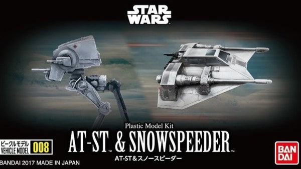 Vehicle Model #008 AT-ST & Snowspeeder Model Kit