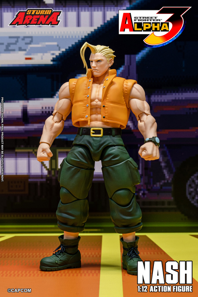 Storm Arena: Street Fighter Alpha 3 - Nash 1/12 Scale Figure EXCLUSIVE