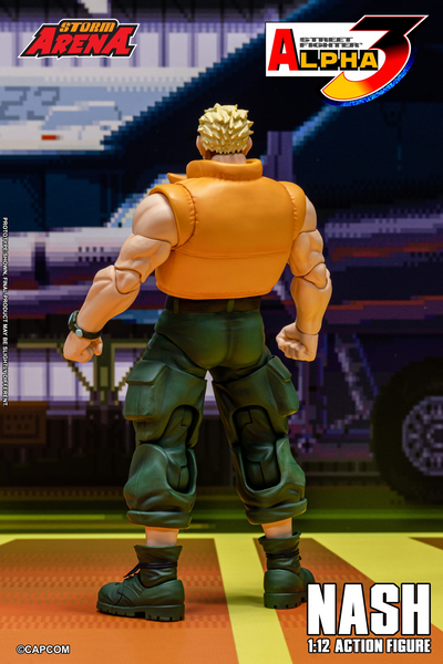 Storm Arena: Street Fighter Alpha 3 - Nash 1/12 Scale Figure EXCLUSIVE