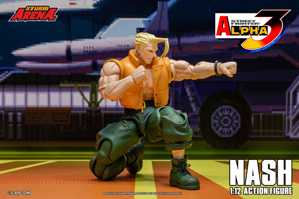 Storm Arena: Street Fighter Alpha 3 - Nash 1/12 Scale Figure EXCLUSIVE