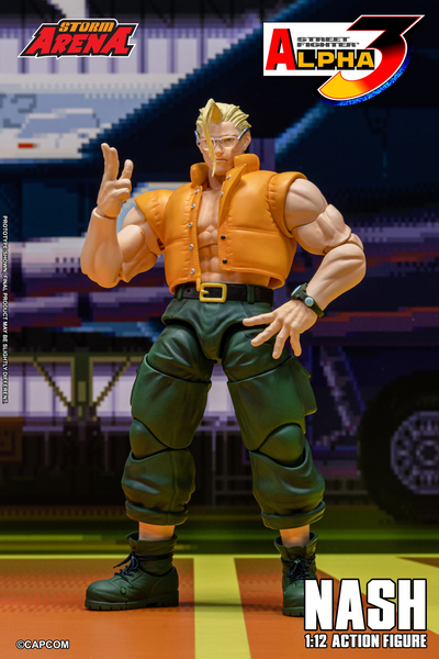 Storm Arena: Street Fighter Alpha 3 - Nash 1/12 Scale Figure EXCLUSIVE