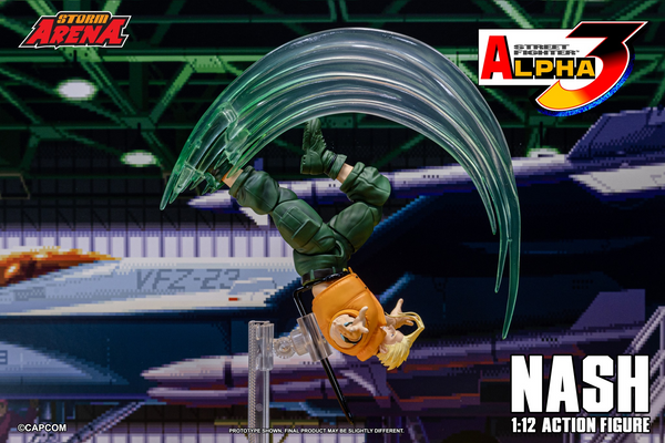 Storm Arena: Street Fighter Alpha 3 - Nash 1/12 Scale Figure EXCLUSIVE