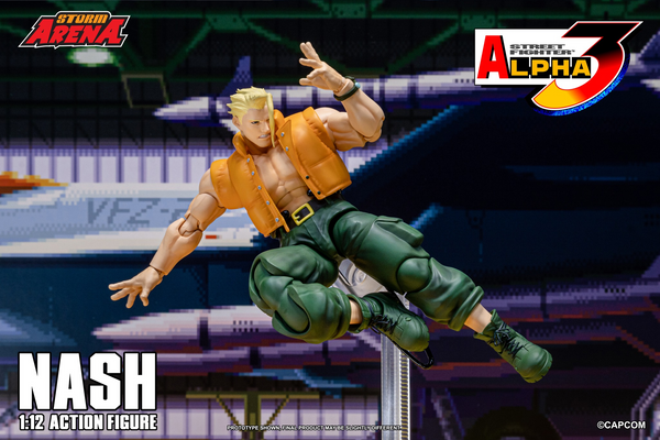 Storm Arena: Street Fighter Alpha 3 - Nash 1/12 Scale Figure EXCLUSIVE
