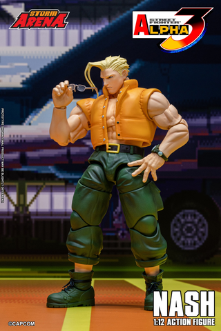 Storm Arena: Street Fighter Alpha 3 - Nash 1/12 Scale Figure EXCLUSIVE