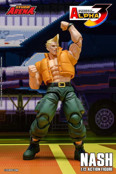 Storm Arena: Street Fighter Alpha 3 - Nash 1/12 Scale Figure EXCLUSIVE