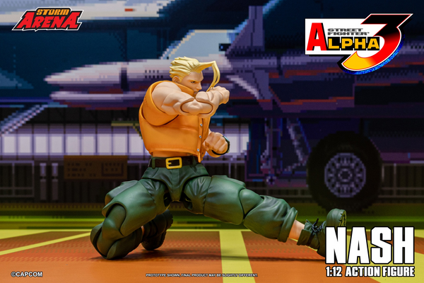 Storm Arena: Street Fighter Alpha 3 - Nash 1/12 Scale Figure EXCLUSIVE