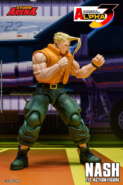 Storm Arena: Street Fighter Alpha 3 - Nash 1/12 Scale Figure EXCLUSIVE