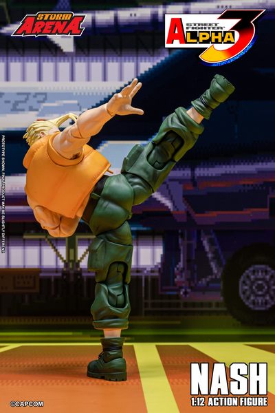 Storm Arena: Street Fighter Alpha 3 - Nash 1/12 Scale Figure EXCLUSIVE