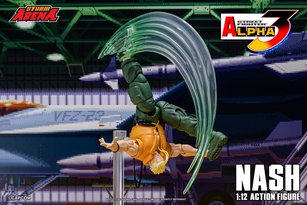 Storm Arena: Street Fighter Alpha 3 - Nash 1/12 Scale Figure EXCLUSIVE