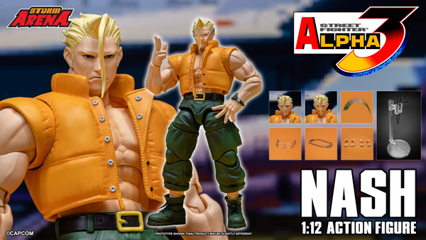 Storm Arena: Street Fighter Alpha 3 - Nash 1/12 Scale Figure EXCLUSIVE